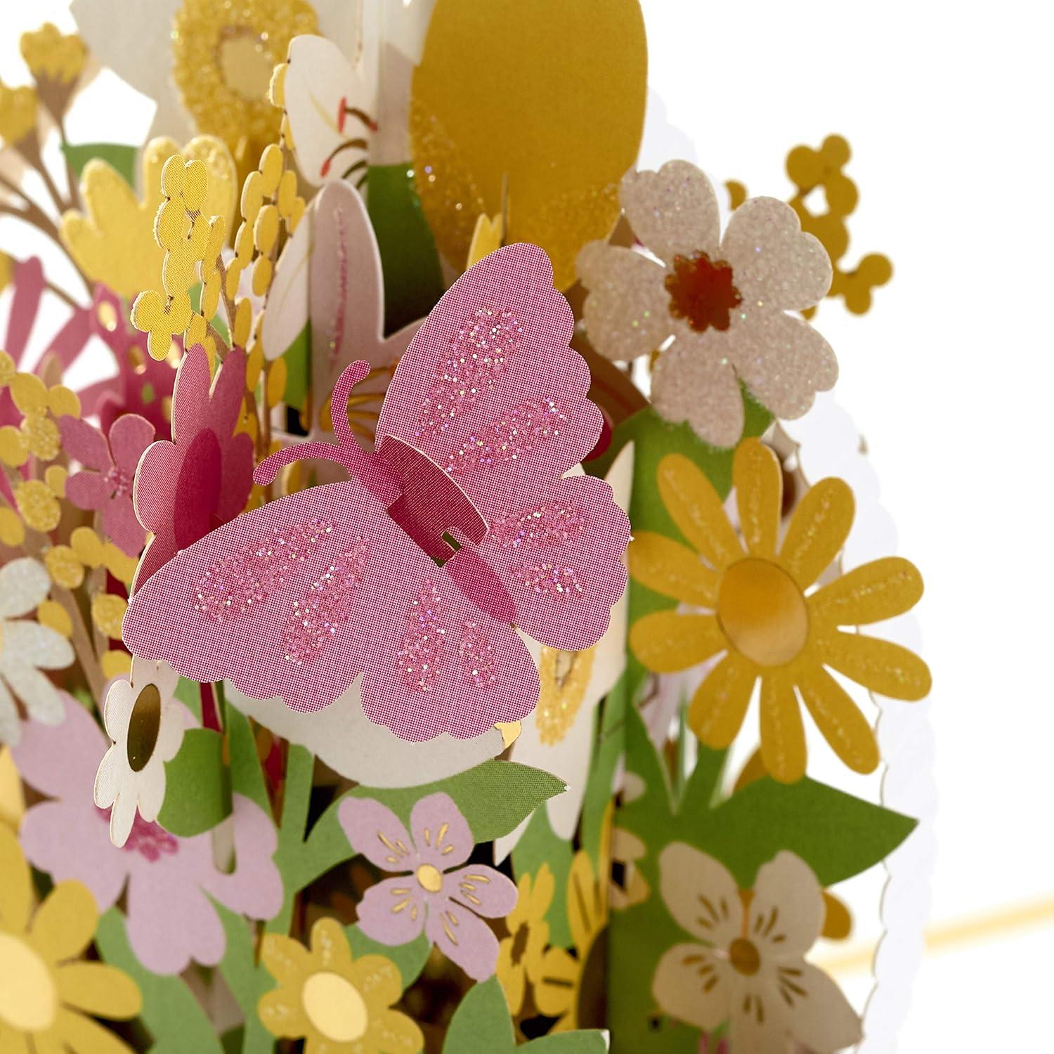 imageHallmark Signature Paper Wonder Pop Up Fathers Day Card 1 Dad TrophyYellow Pink and White