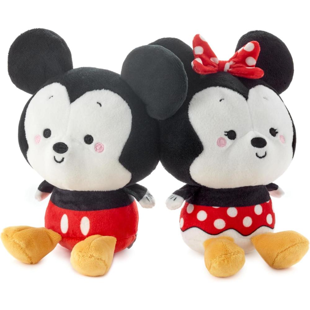 imageHallmark Better Together Disney Magnetic Plush Toy Mickey Mouse and Minnie Mouse 5quot Stuffed Toys Gifts for Kids and FansMickey and Minnie
