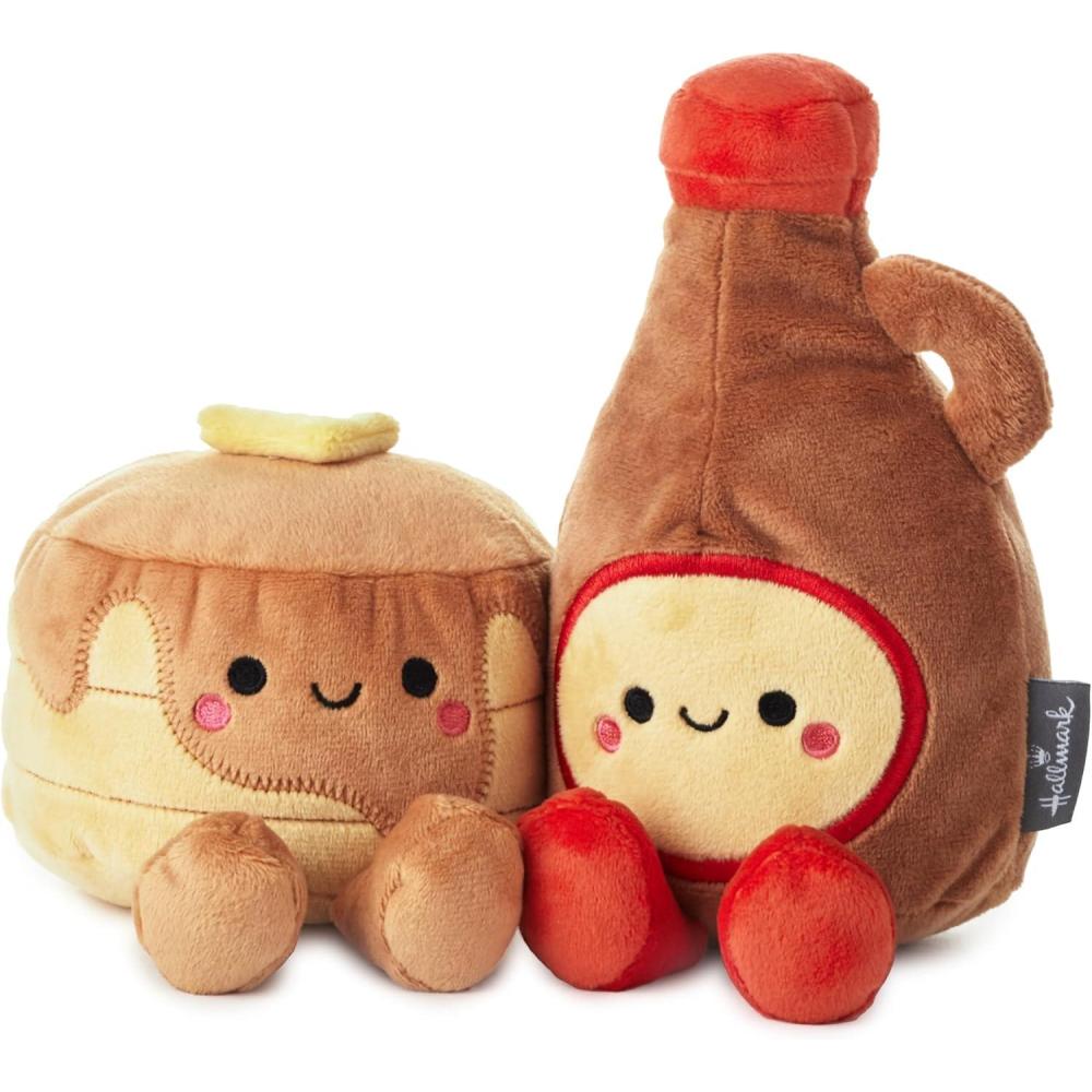 imageHallmark Better Together Magnetic Plush Pancakes and Syrup 7quot Stuffed Toys Easter Gifts for Kids