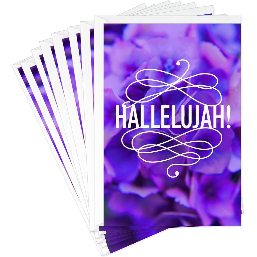 imageHallmark Dayspring Pack of Religious Easter Cards Wonder of His Love 6 Cards with EnvelopesHallelujah  8 Religious Cards with Envelopes