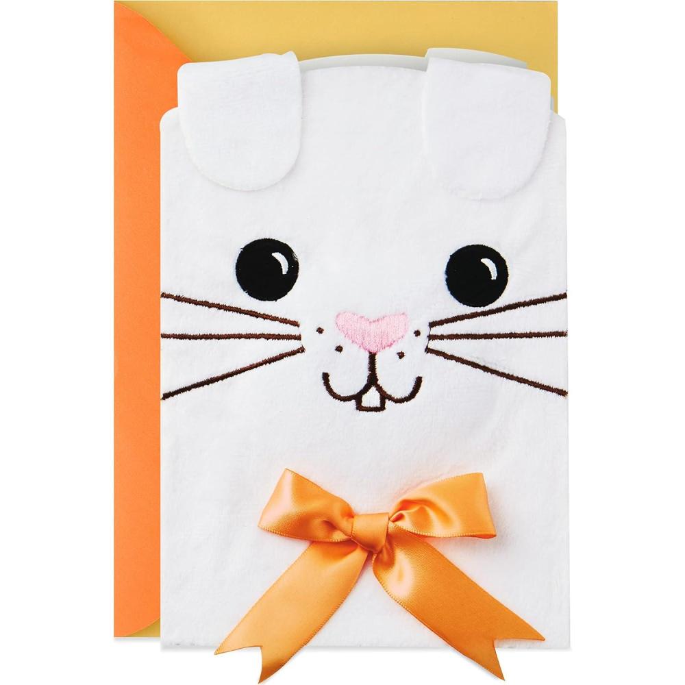 imageHallmark Easter Card for Kids Cute Fuzzy Plush Bunny 599ETD4046Cute Fuzzy Plush Bunny