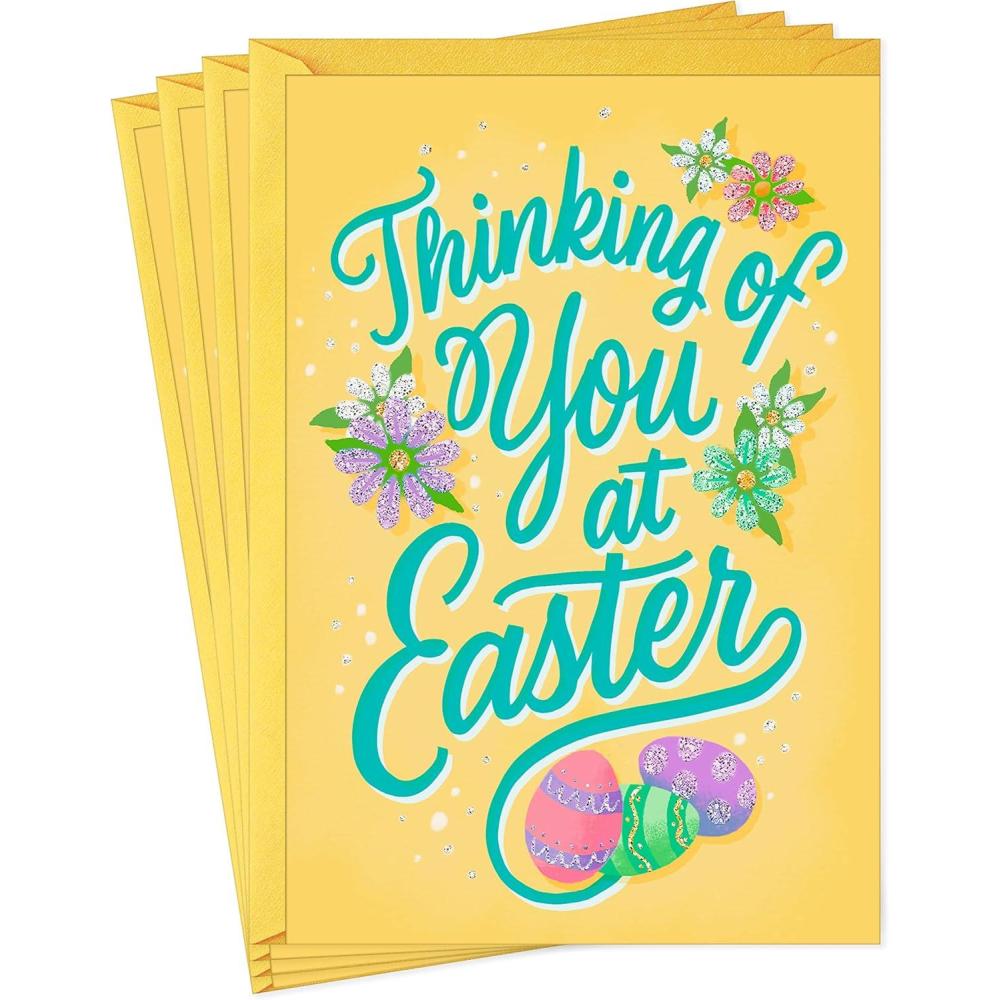 imageHallmark Easter Cards Assortment Easter Wishes 8 Cards with EnvelopesThinking of You  4 Easter Cards with Envelopes