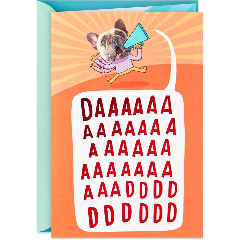 imageHallmark Funny Birthday Card for Dad French Bulldog