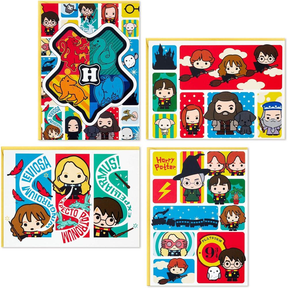 imageHallmark Harry Potter Valentines Day Cards for Kids with Pop Up Mailbox for Classroom ExchangeBlank Cards