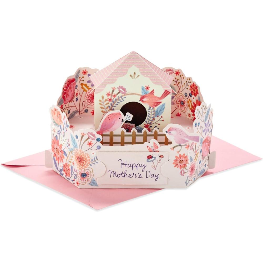 imageHallmark Mothers Day Pop Up Card Bird HousePop Up Bird House  Happy Mothers Day