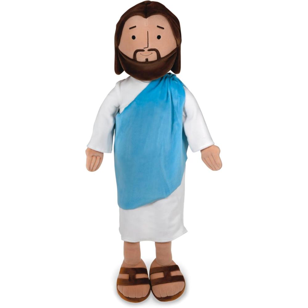 imageHallmark My Friend Jesus Plush Doll 13quot Small Stuffed Jesus Religious Gift for Kids Baptism Easter Basket StuffersSmall