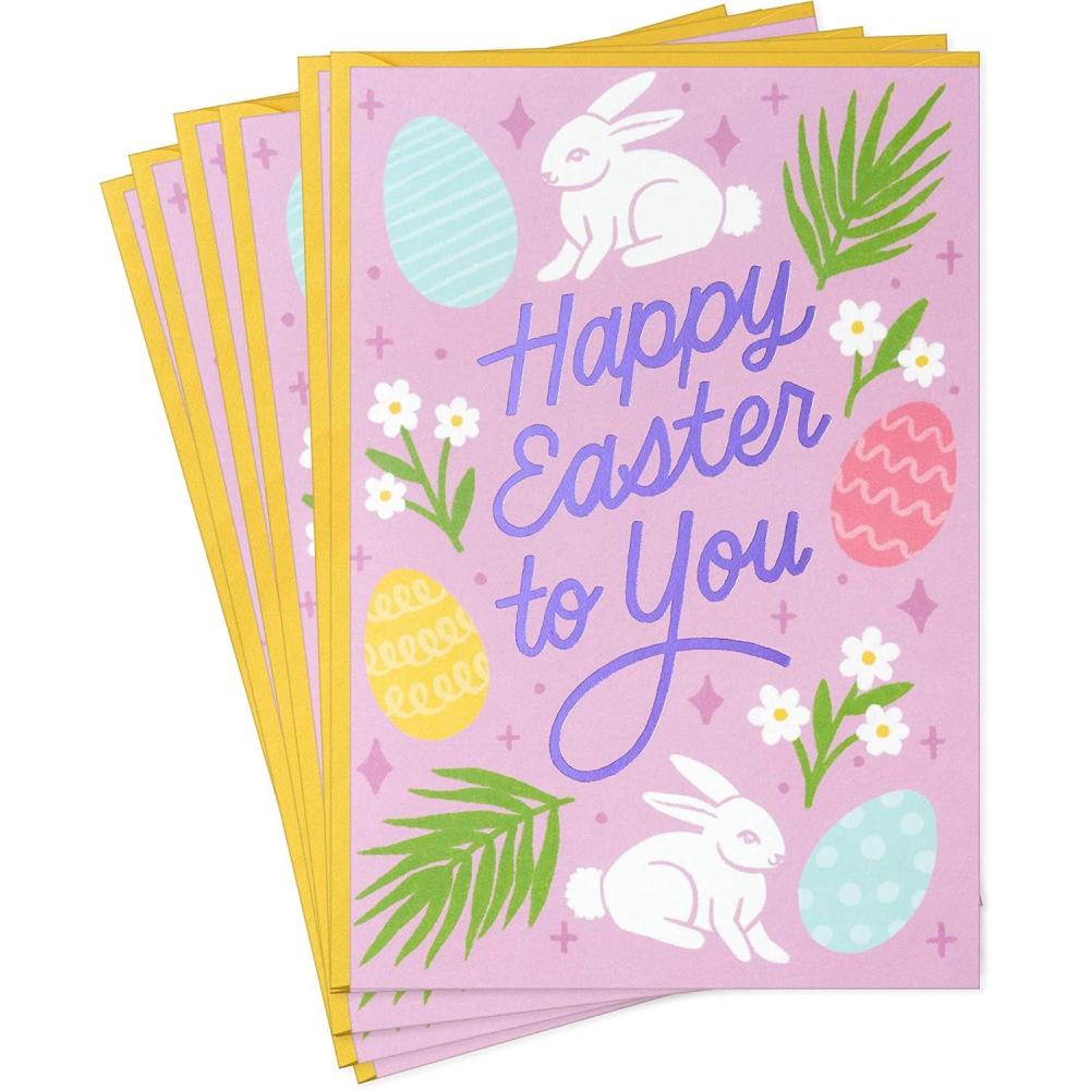 imageHallmark Pack of Easter Cards Beautiful Season6 Cards with Envelopes