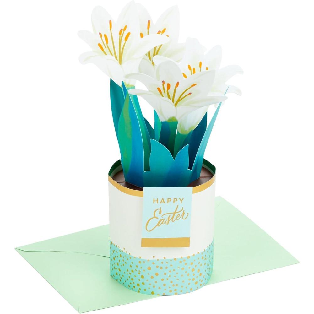 imageHallmark Paper Wonder Pop Up Easter Card Potted LiliesPop Up Potted Lilies