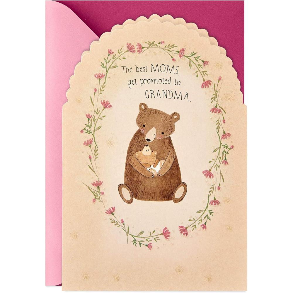 imageHallmark Pop Up Mothers Day Card for Grandmother from Kids 3D Honeycomb HeartPromoted