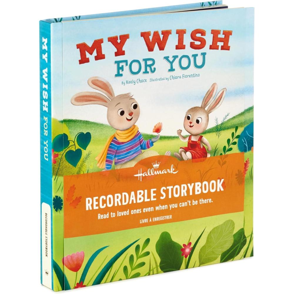 imageHallmark Recordable Book for Children My Wish for You Easter Basket StuffersMy Wish for You