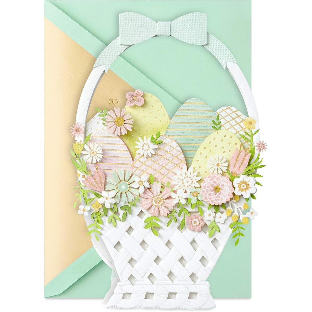 imageHallmark Signature Easter Card Easter Basket Vintage Design