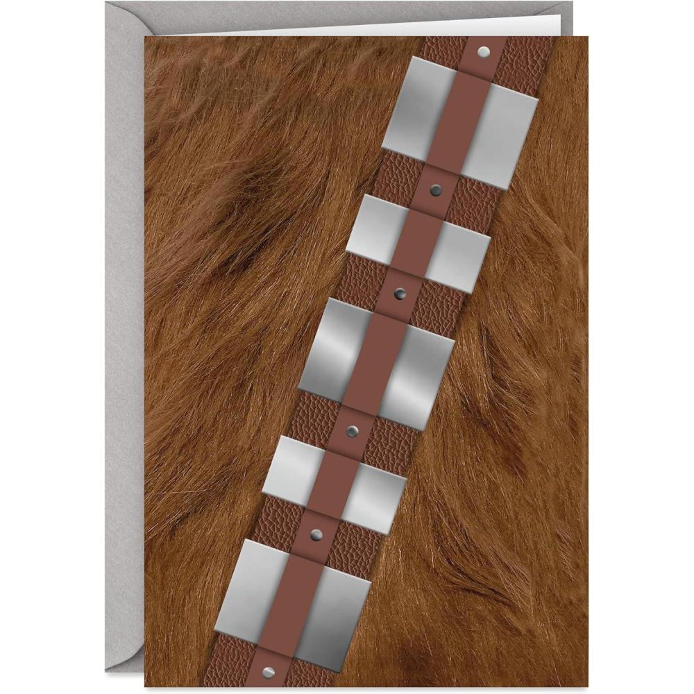 imageHallmark Signature Fathers Day Card Captain America ShieldChewbacca Fur
