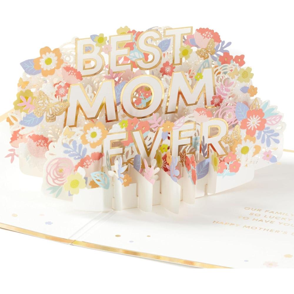 imageHallmark Signature Paper Wonder Mothers Day Pop Up Card for Mom or Wife Best Mom EverMothers Day Pop Up  Best Mom Ever