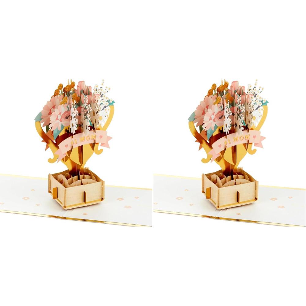 imageHallmark Signature Paper Wonder Pop Up Fathers Day Card 1 Dad TrophyPop Up 1 Mom Trophy