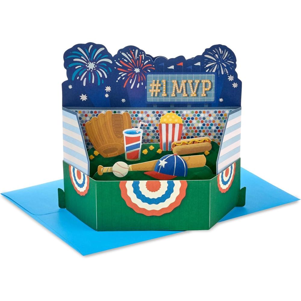 imageHallmark Signature Paper Wonder Pop Up Fathers Day Card Celebrating YouBaseball