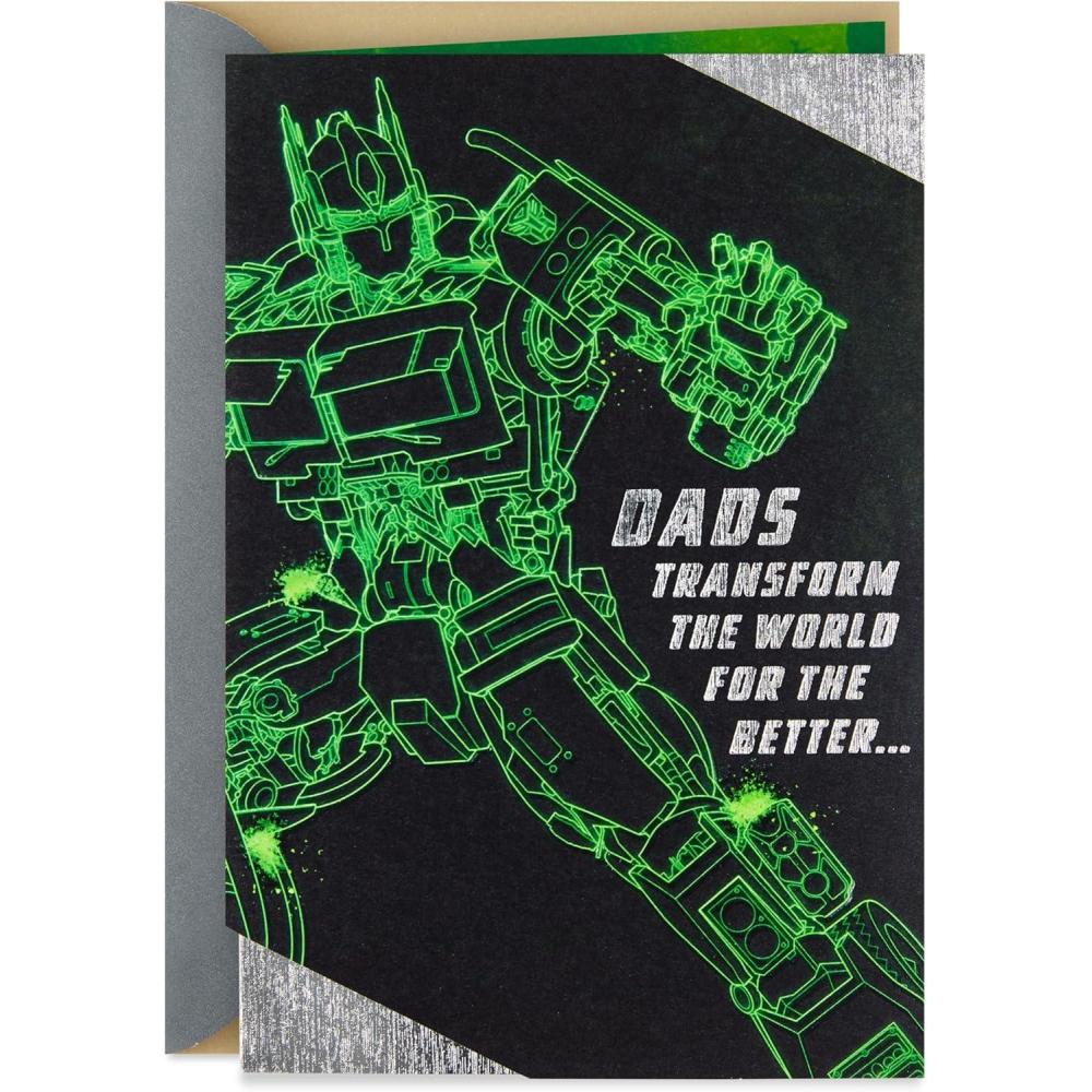 imageHallmark Transformers Fathers Day Card Dads Transform the WorldFathers Day  Dads Transform the World
