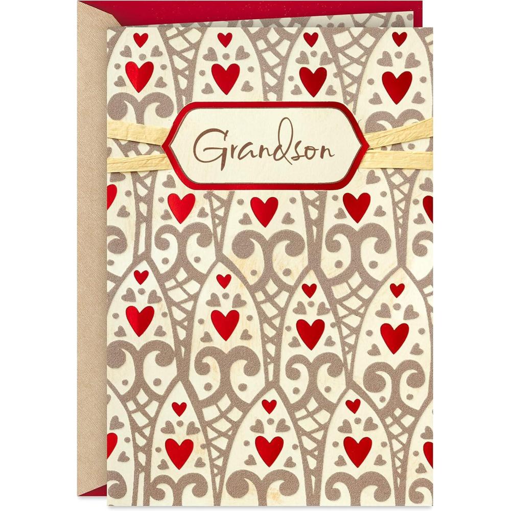 imageHallmark Valentines Day Card for Grandson Wonderful You