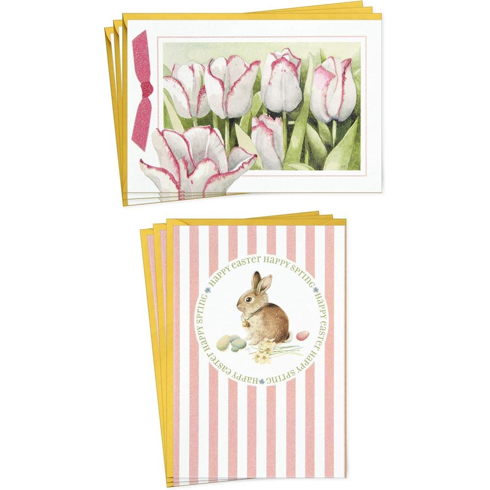 imageHallmark Vintage Easter Cards Assortment Marjolein Bastin 6 Spring Cards with EnvelopesHappy Easter  Happy Spring