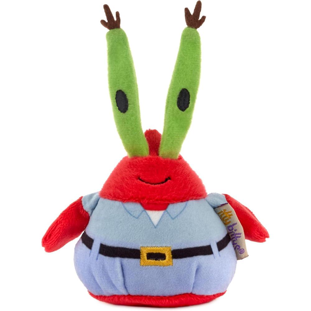 imageHallmark itty Bitty Nickelodeon Spongebob Squarepants Plush Toy Mr Krabs 4quot Mini Stuffed Animal Easter Basket StuffersMr Krabs