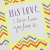 DaySpring Religious Easter Card (Praise God)(His Love)