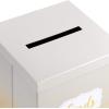 Hallmark 10″ Elegant Card Receiving Box (Pearl and Gold Dots) for Weddings, Graduations, Retirements, Birthdays, Open Houses, Anniversaries(Pearl  Gold)