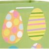 Hallmark 11″ Large Easter Gift Bags (3-Pack: Easter Basket, Bunny, “Happy Easter” Stripes) in Yellow, Blue, Green(1 Count (Pack of 4))