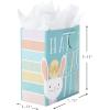 Hallmark 13″ Large Easter Gift Bag with Tissue Paper (Easter Bunny with Egg) for Easter Egg Hunts, Easter Baskets, Easter Presents(9″ Medium)