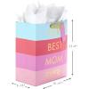 Hallmark 13″ Large Father’s Day Gift Bag with Tissue Paper and Gift Tag (Happy Dad Day, Light Blue)(Blue  Lavender  Pink)