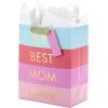 Hallmark 13″ Large Father’s Day Gift Bag with Tissue Paper and Gift Tag (Happy Dad Day, Light Blue)(Blue  Lavender  Pink)