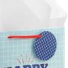 Hallmark 13″ Large Father’s Day Gift Bag with Tissue Paper and Gift Tag (Happy Dad Day, Light Blue)(Happy Dad Day)