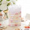 Hallmark 13″ Large Mother’s Day Gift Bag with Tissue Paper (Pastel Floral Stripe with Gold Accents) for Mom, Grandma, Nana, New Mothers(Gold  Stripe)