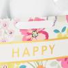 Hallmark 13″ Large Mother’s Day Gift Bag with Tissue Paper (Pastel Floral Stripe with Gold Accents) for Mom, Grandma, Nana, New Mothers(Gold  Stripe)