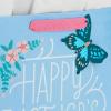 Hallmark 13″ Large Mother’s Day Gift Bag with Tissue Paper (Pastel Floral Stripe with Gold Accents) for Mom, Grandma, Nana, New Mothers(Light Blue)