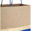 Hallmark 13″ Large Paper Gift Bags (Pack of 6 – Turquoise & Kraft) for Birthdays, Easter, Weddings, Mother’s Day, Baby Showers, Bridal Showers or Any Occasion(Blue)