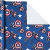Hallmark 15″ Extra Large Avengers Gift Bag with Tissue Paper (Thor, Captain America, Hulk, Iron Man) for Christmas, Halloween, Birthdays, Father’s Day or Any Occasion(Avengers Wrapping Paper (3-rolls))