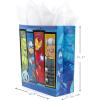 Hallmark 15″ Extra Large Avengers Gift Bag with Tissue Paper (Thor, Captain America, Hulk, Iron Man) for Christmas, Halloween, Birthdays, Father’s Day or Any Occasion(Avengers Gift Bag (1-count))