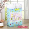 Hallmark 15″ Extra Large Easter Gift Bag with Tissue Paper (Happy Easter, Polka Dots) for Easter Baskets, Easter Egg Hunts and Kids Presents(Happy Easter)