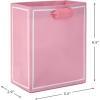 Hallmark 6″ Small Solid Color Gift Bags – Pack of 5 in Red, Green, Blue, Light Pink, Hot Pink for Birthdays, Holidays, Parties or Any Occasion(Light Purple  Pink  Blue  Orange  Green)