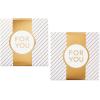 Hallmark 8″ Medium Pearl White Gift Boxes with Wrap Bands (3 Boxes, 3 Wrap Bands) for Easter, Weddings, Bridal Parties, Valentine’s Day, Graduations, Wrapped Treats and Cookies(White and Gold)