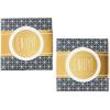 Hallmark 8″ Medium Pearl White Gift Boxes with Wrap Bands (3 Boxes, 3 Wrap Bands) for Easter, Weddings, Bridal Parties, Valentine’s Day, Graduations, Wrapped Treats and Cookies(Gray and Gold)