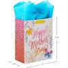 Hallmark 9″ Medium Mother’s Day Gift Bag with Tissue Paper (Pastel Butterflies, Watercolor, Happy Mother’s Day) for Mom, Grandma, Sister, Nana, Gigi