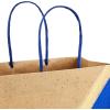 Hallmark 9″ Medium Paper Gift Bags, 8-Pack (Pink & Kraft) for Easter, Birthdays, Mother’s Day, Weddings, Baby Showers, Bridal Showers, Any Occasion(Blue)