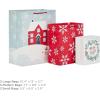 Hallmark 9″ Medium Paper Gift Bags (Pack of 8 – White & Kraft) for Easter, Birthdays, Mother’s Day, Weddings, Graduations, Baby Showers, Bridal Showers, Care Packages and More(Red  White and Gray  Farmhouse  Snowflakes)