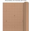 Hallmark All Occasion Reversible Wrapping Paper – Gold & Kraft Stripes, Triangles, Chevron, Polka Dots(White and Brown)