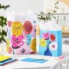 Hallmark Assorted All Occasion Gift Bags (8 Bags: 4 Medium 9″, 4 Large 13″) Flowers, Butterfly, Stripes, Solids for Easter, Birthdays, Bridal Showers, Mother’s Day(Flowers  Butterfly  Stripes  Solid)