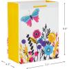 Hallmark Assorted All Occasion Gift Bags (8 Bags: 4 Medium 9″, 4 Large 13″) Flowers, Butterfly, Stripes, Solids for Easter, Birthdays, Bridal Showers, Mother’s Day(Flowers  Butterfly  Stripes  Solid)