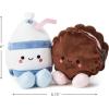 Hallmark Better Together Disney Magnetic Plush Toy (Mickey Mouse and Minnie Mouse) 5″ Stuffed Toys, Gifts for Kids and Fans(Milk and Cookie)