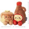Hallmark Better Together Magnetic Plush (Pancakes and Syrup) 7″ Stuffed Toys, Easter Gifts for Kids