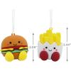 Hallmark Better Together Pizza and Ranch Dressing Magnetic Christmas Ornaments, Set of 2(Burger & Fries)
