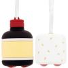 Hallmark Better Together Pizza and Ranch Dressing Magnetic Christmas Ornaments, Set of 2(Sushi & Soy Sauce)